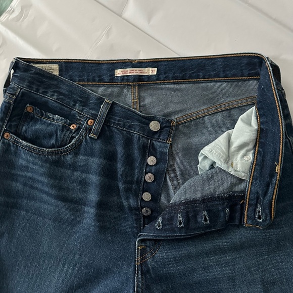 Levi’s Ribcage Straight Ankle Women’s Jeans with Raw Hem Size 31 - Picture 10 of 16